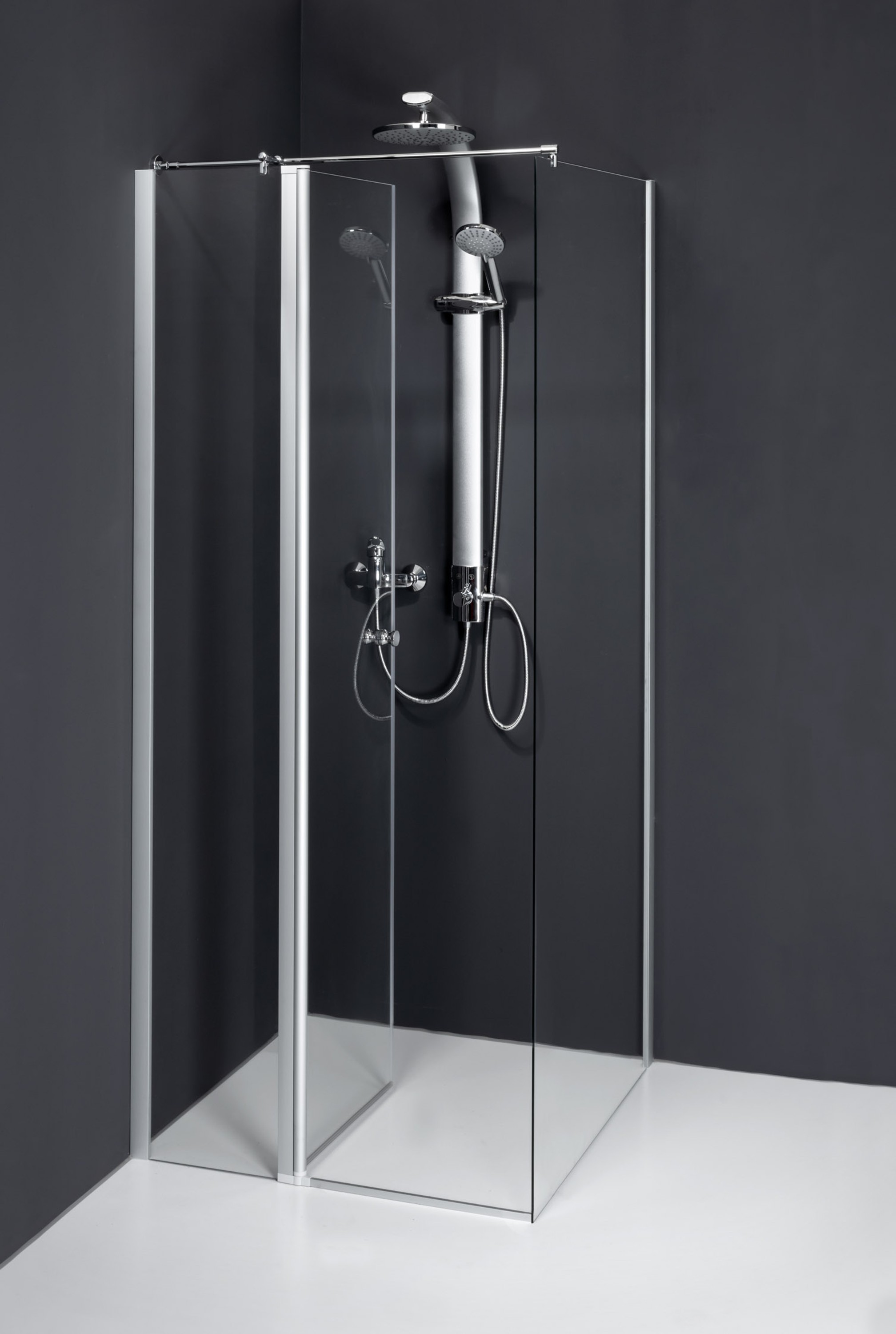 Duschkabine Dusbad Vital 5 Pendeltür an FT+Seitenwand Anschlag:Rechts,Breite:100cm Duschkabine Dusbad Vital 5 Pendeltür an FT+Seitenwand Anschlag:Rechts,Breite:100cm