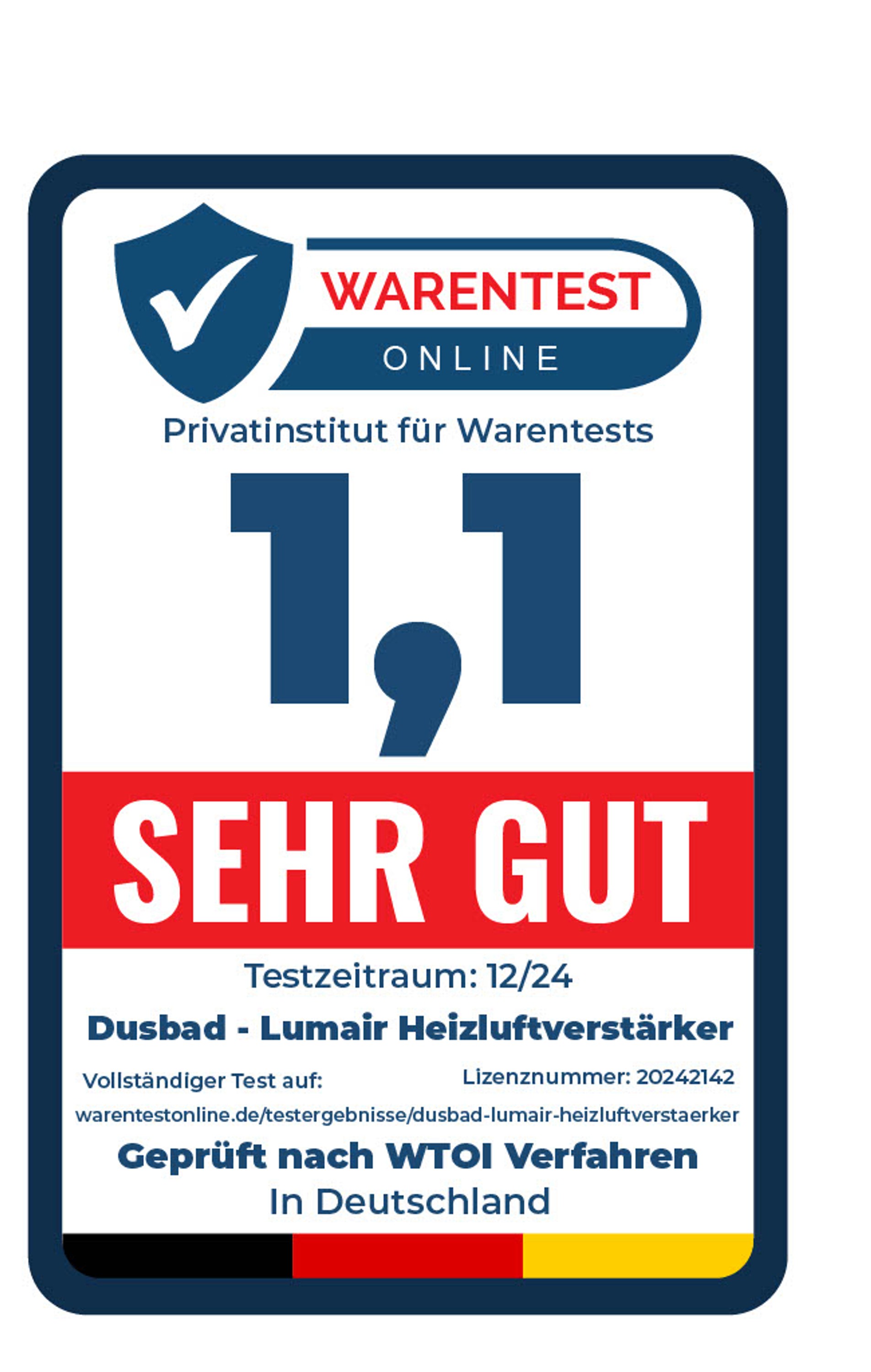 Lumair 50 Heizluftverstärker / Ventilator weiss Lumair 50 Heizluftverstärker / Ventilator weiss