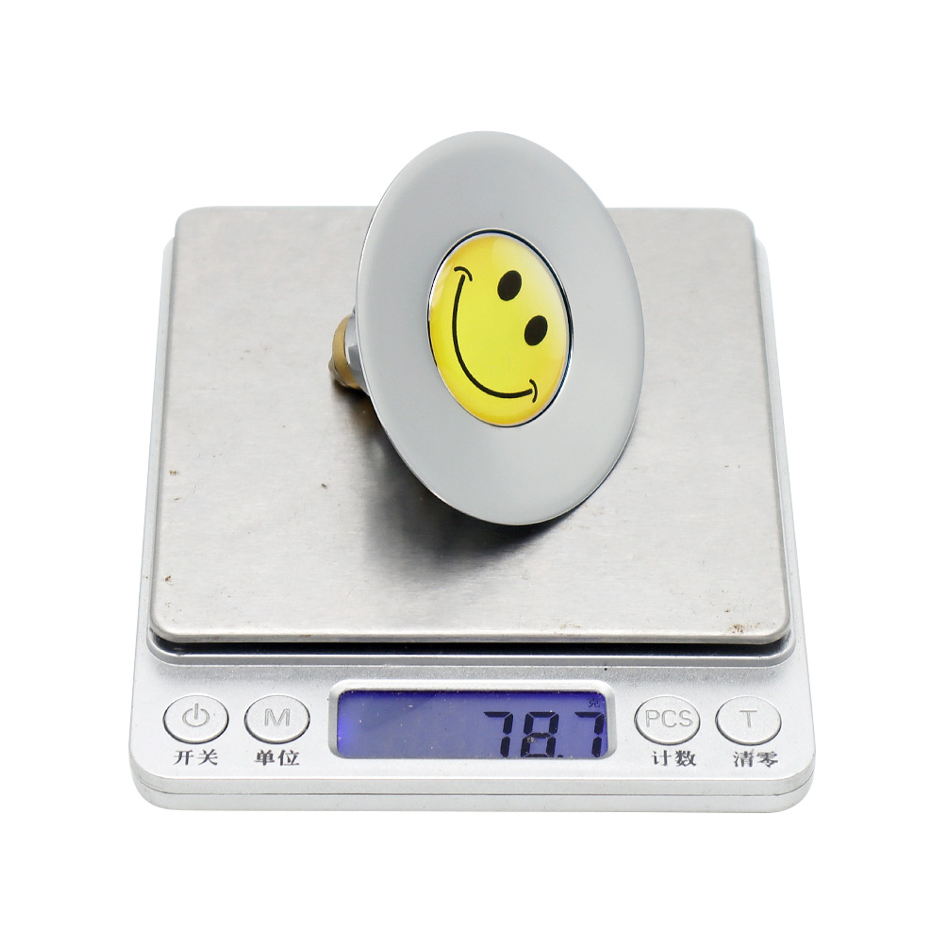 Dusbad Pop Up Universal Waschbeckenstöpsel Smiley 34-38mm