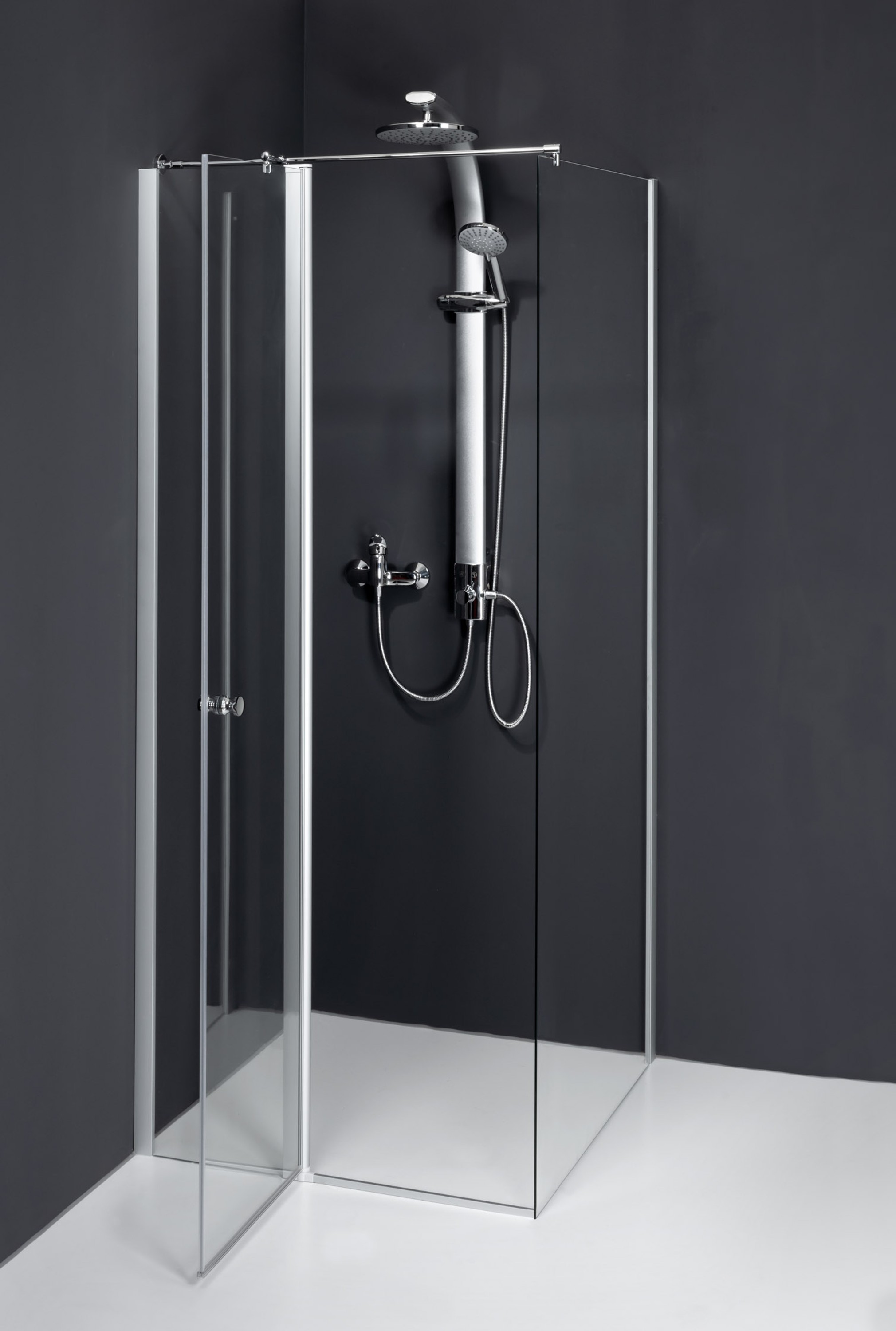 Duschkabine Dusbad Vital 5 Pendeltür an FT+Seitenwand Anschlag:Rechts,Breite:100cm Duschkabine Dusbad Vital 5 Pendeltür an FT+Seitenwand Anschlag:Rechts,Breite:100cm